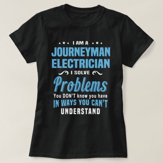 Journeyman Electrician T-Shirt (Design vorne)