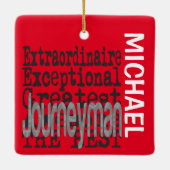 Journeyman Extraordinaire CUSTOM Keramikornament (Rückseite)