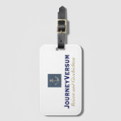 JourneyVersum Logo - Gepäckanhänger (Vorderseite Vertikal)