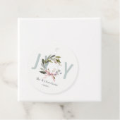 Joush Blush Blue Green Winter Weihnachtskranz Geschenkanhänger (Beispiel)