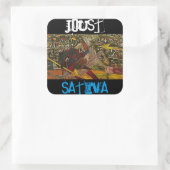 JOUST SATIVA QUADRATISCHER AUFKLEBER (Tasche)