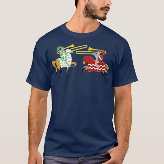 Jousting Funny Trombone for Trombonists (2) T-Shirt (Vorderseite)