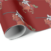 Jousting Knight Geschenkpapier (Rolleneckpunkt)