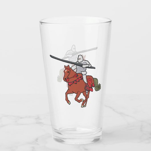 Jousting Knight Glas (Rückseite)