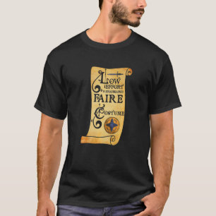 Jousting Knight Low Effort Renaissance Faire Koste T-Shirt
