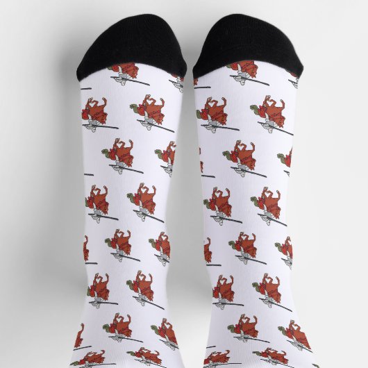 Jousting Knight Socken (Oben)