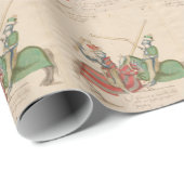 Jousting Knights Geschenkpapier (Rolleneckpunkt)