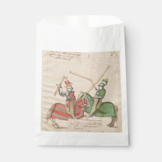 Jousting Knights Geschenktütchen (Vorderseite)