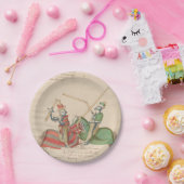 Jousting Knights Pappteller (Party)