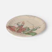 Jousting Knights Pappteller (Schrägansicht)