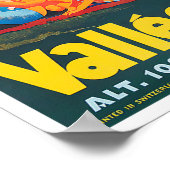 Joux See Schweiz Jahrgang Reise Poster (Ecke)