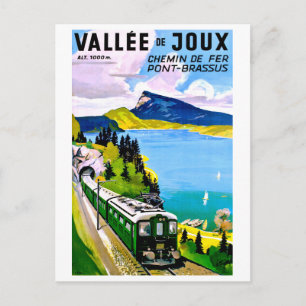 Joux-Tal, Brücke kommt aus dem Tunnel Postkarte