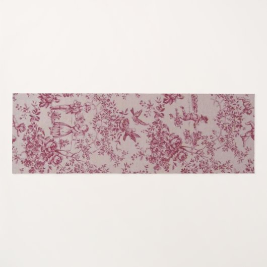 Jouy-Leinwand Yogamatte (Vorderseite (Horizontal))