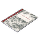 Jouy-Stoff Notizbuch Notizblock (Linke Seite)