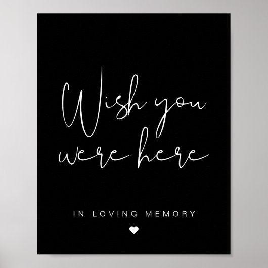 JOVI Black Edgy Wish Wish Sie waren unterschreiben Poster (Vorne)