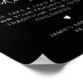 JOVI Edgy Black Family Traditionen Kinderdusche Poster (Ecke)