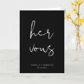 JOVI Edgy Black Modern Ihre Hochzeitstorte Karte (Gelbe Blume)