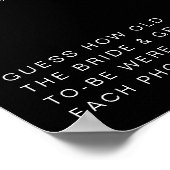 JOVI Edgy Black Modern wie alt sie waren unterschr Poster (Ecke)