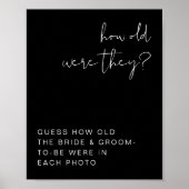 JOVI Edgy Black Modern wie alt sie waren unterschr Poster (Vorne)