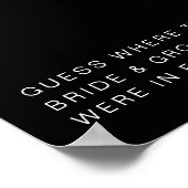 JOVI Edgy Black Modern wo sie unterschrieben haben Poster (Ecke)