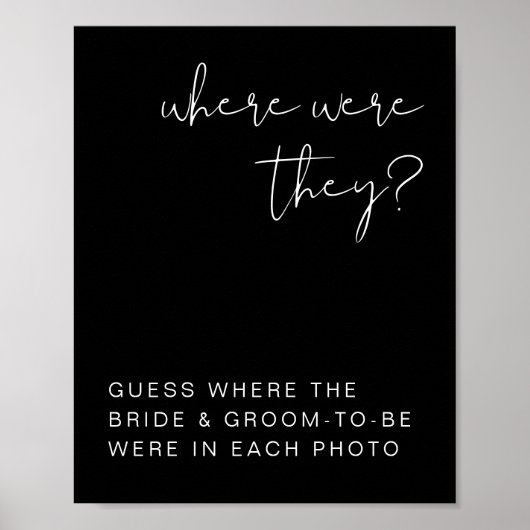 JOVI Edgy Black Modern wo sie unterschrieben haben Poster (Vorne)