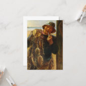 Jovial Fisherman (von Frederick Morgan) Karte (Vorderseite/Rückseite Beispiel)