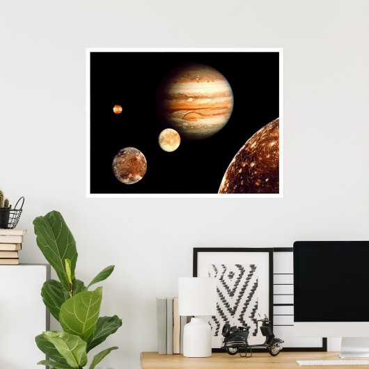 Jovian System Poster (Heimbüro)