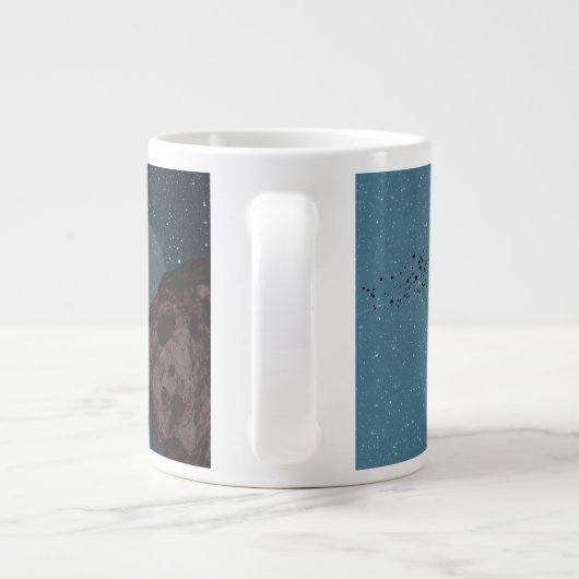 Jovian Trojans Asteroids. Jumbo-Tasse (Rückseite)
