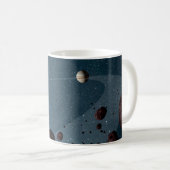 Jovian Trojans Asteroids. Kaffeetasse (VorderseiteRechts)