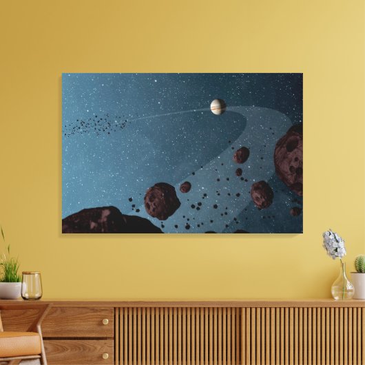 Jovian Trojans Asteroids. Leinwanddruck (Insitu (Wohnzimmer))