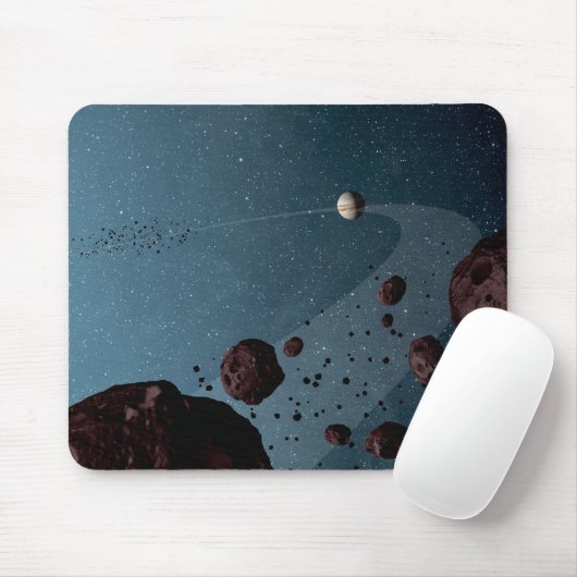 Jovian Trojans Asteroids. Mousepad (Mit Mouse)