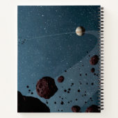 Jovian Trojans Asteroids. Notizblock (Rückseite)