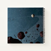Jovian Trojans Asteroids. Notizblock (Rückseite)