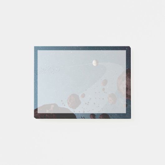 Jovian Trojans Asteroids. Post-it Klebezettel (Vorderseite)