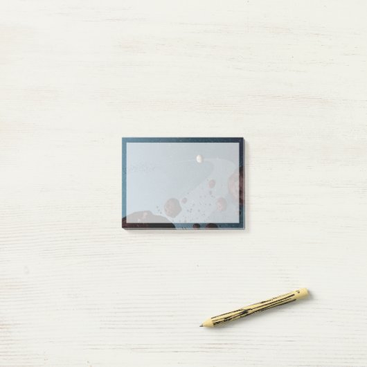 Jovian Trojans Asteroids. Post-it Klebezettel (Auf Schreibtisch)