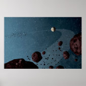 Jovian Trojans Asteroids. Poster (Vorne)