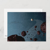 Jovian Trojans Asteroids. Postkarte (Vorne/Hinten)