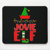 Jovie Elf Matching Family Lighting Christmas  Mousepad (Vorne)