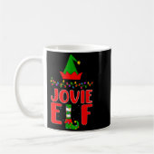Jovie-Elf passende Familienbeleuchtung Weihnachten Kaffeetasse (Links)