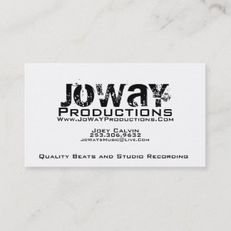 JoWaY Produktions-Visitenkarte Visitenkarte