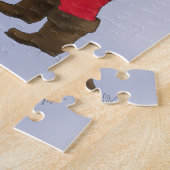 Jowly Weihnachtsgruß Neufundlands Puzzle (Seite)