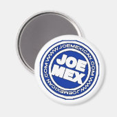 jox mex blauer Magnet (Vorderseite/Rückseite)