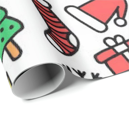 Joy 30"x6' Wrapping Paper Geschenkpapier (Rolleneckpunkt)