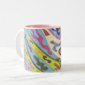 Joy, Abstrakt Art Tasse (Vorderseite Links)