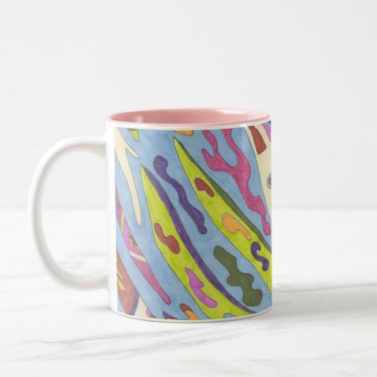 Joy, Abstrakt Art Tasse (Links)
