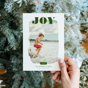 Joy Abstrakte Frame Foto Overlay Feiertagskarte