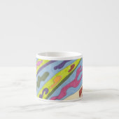 "Joy" Abstrakte Kunst Espressotasse (Vorderseite)