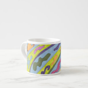 "Joy" Abstrakte Kunst Espressotasse