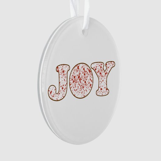 Joy Acrylic Ornament (Vorderseite)