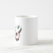 Joy Airbrush Street Art Neon Hand Lettering Kaffeetasse (Mittel)